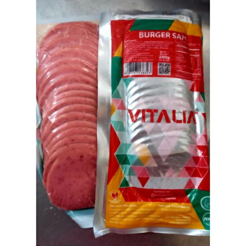 

Beef Burger Sapi Vitalia 280gram