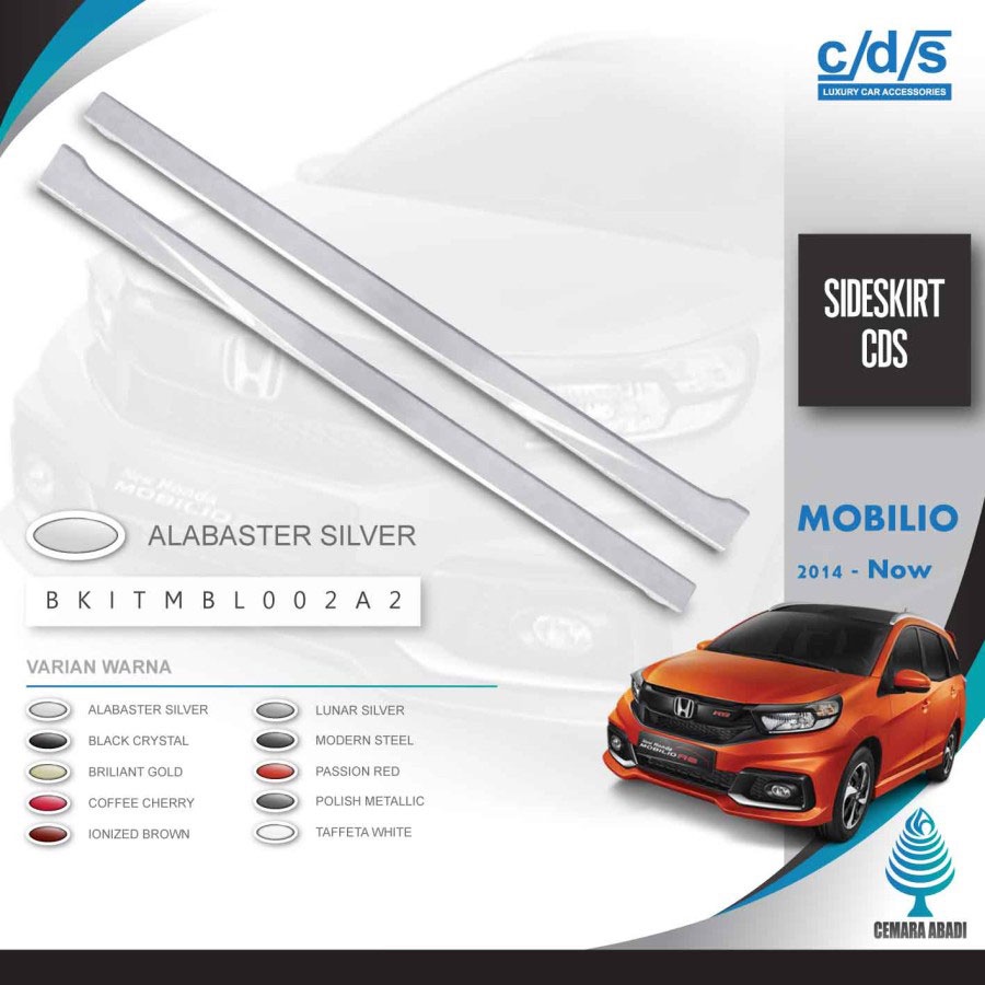 SIDE SKIRT MOBILIO RS W/COLOUR