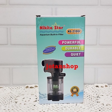 Nikita Star NS2100F NS 2100F 2100 F built in Filter Mesin Pompa Power Head Aquarium