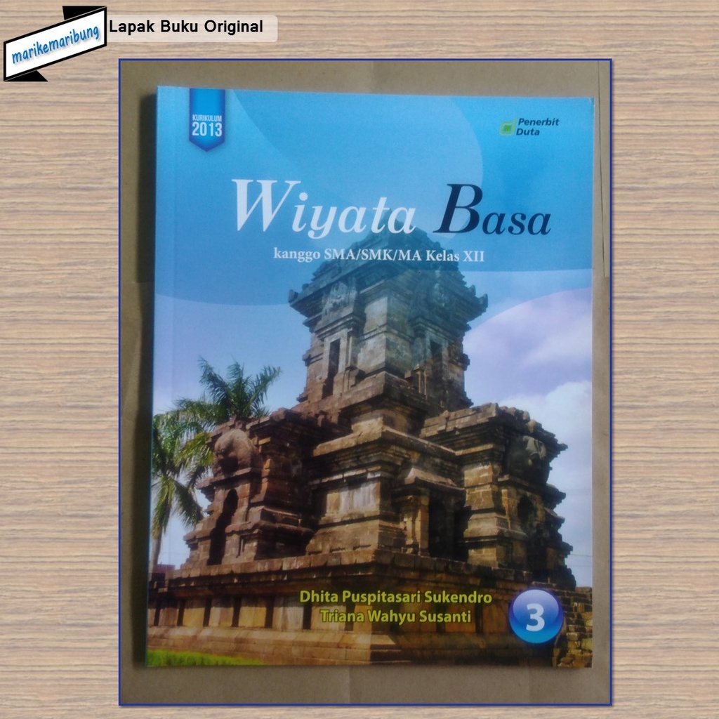 Buku Bahasa Jawa (Timuran) SMA Kelas 12