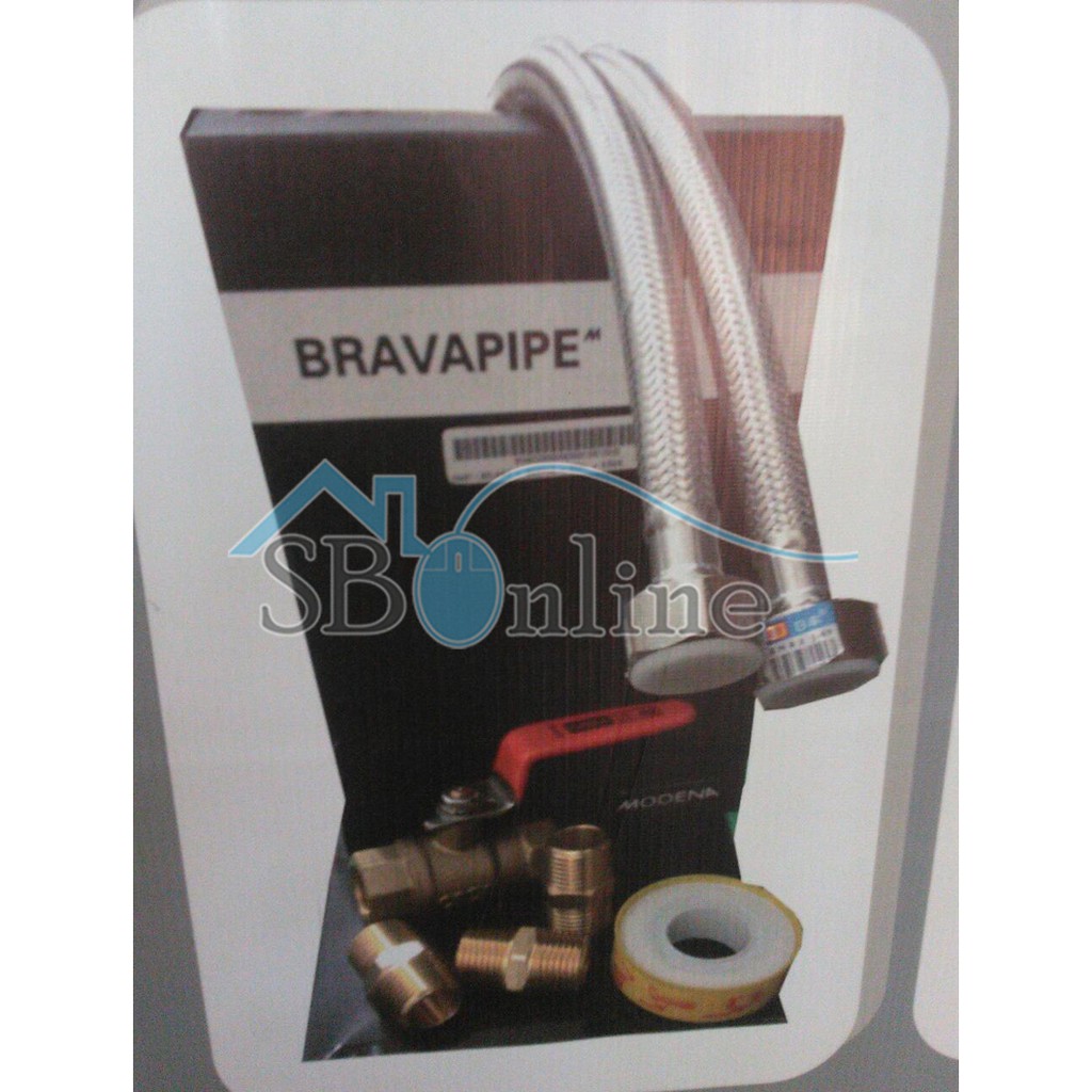 BRAVAPIPE Supply Lines Aksesoris Untuk Semua Water Heater - LP 0001