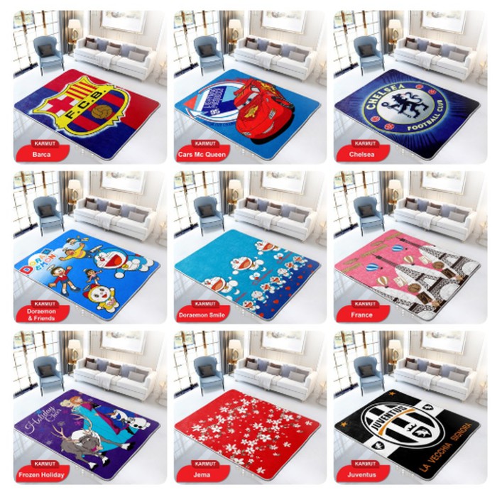 Karmut Terlaris - Karpet Selimut Internal Lady Rose Uk 150x200 cm B - FINDING NEMO