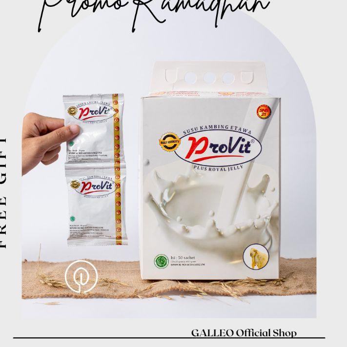 

【Hyper Mall UFW】 PROVIT SUSU KAMBING ETAWA PREMIUM 1/2 BOX (25 SACHET) *
