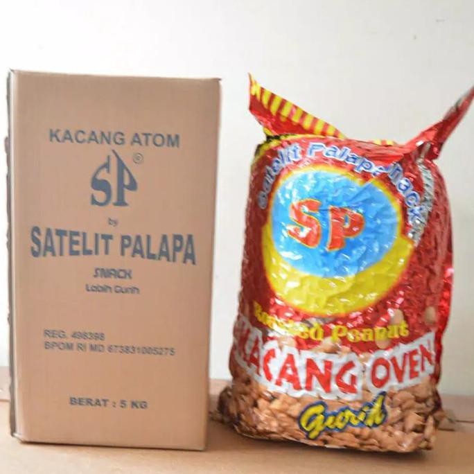 

Kacang Atom Cap Satelit Palapa/ 1 Dus Isi 5Kg Titanium.Store1