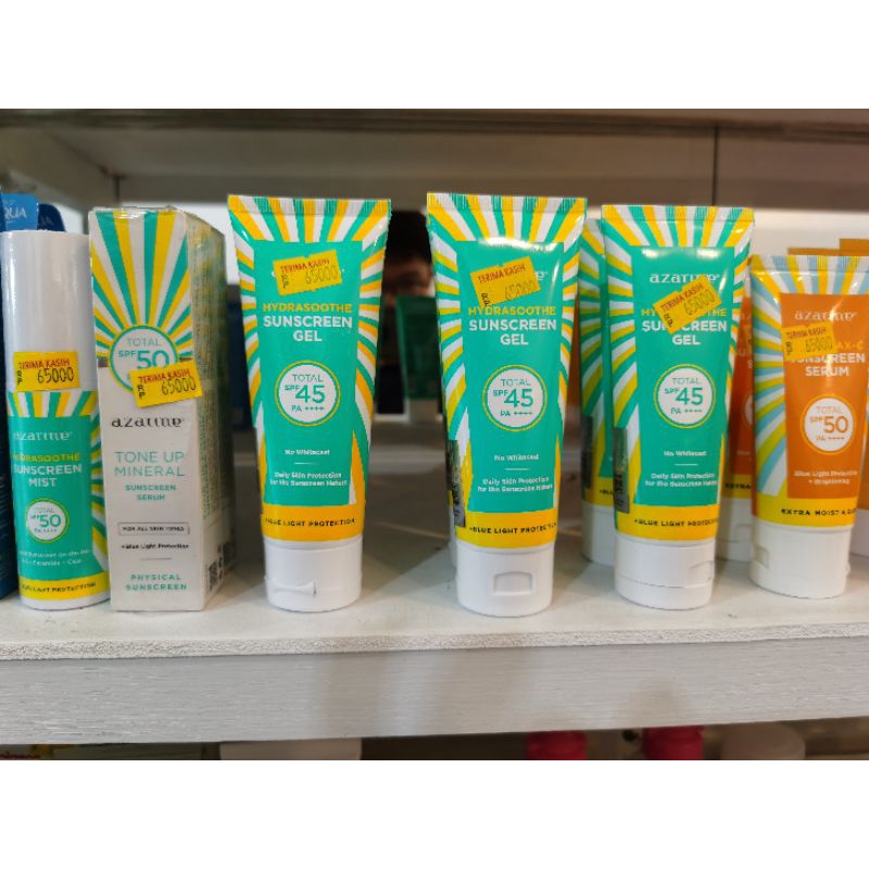 SS SUNSCREEN AZARINE SUNSCREEN GEL TONE UP HYDRAMAX SPRAY