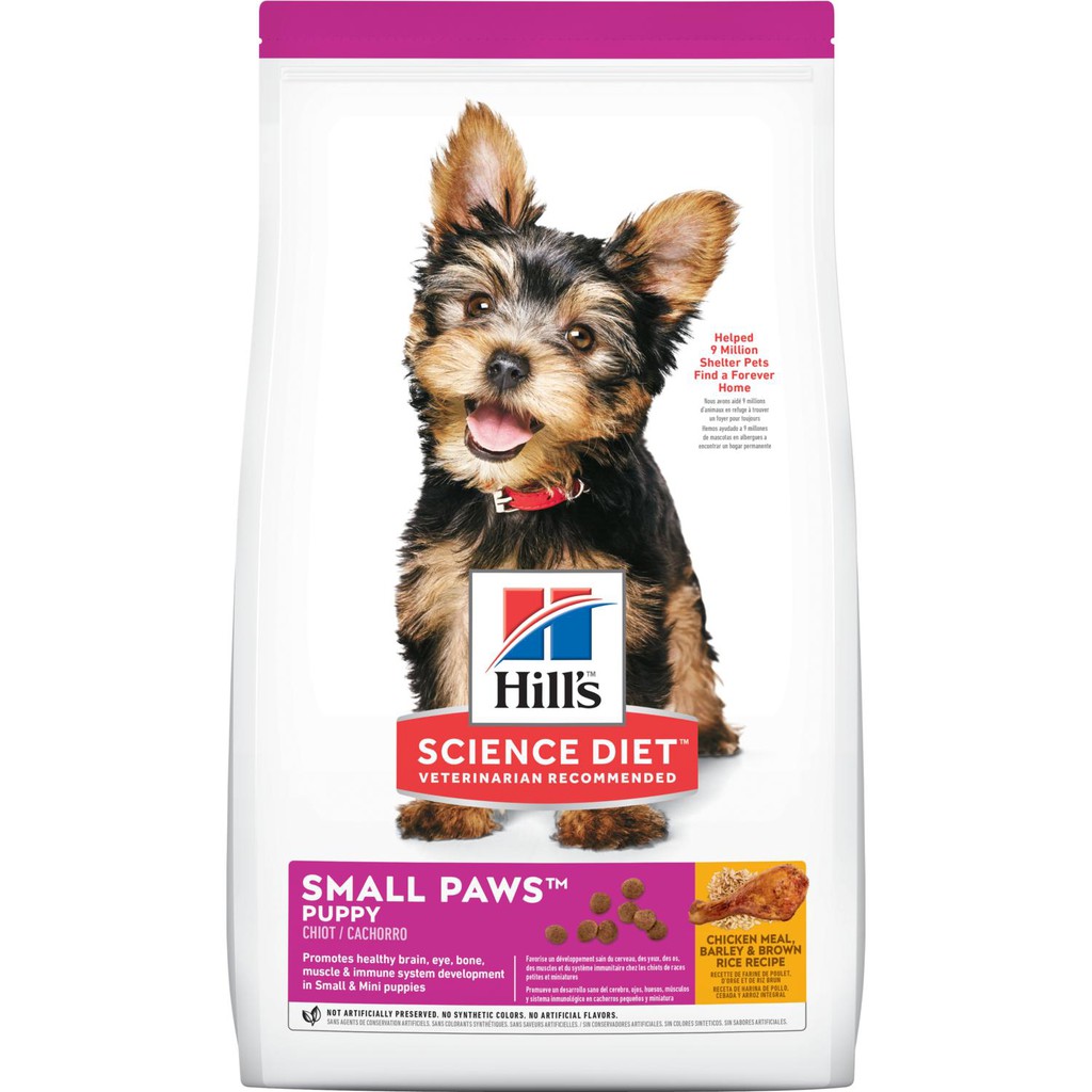 Science Diet Puppy Small Paw Chicken 1.5KG Makanan Anak Anjing Kecil Super Premium Pakan Pelet