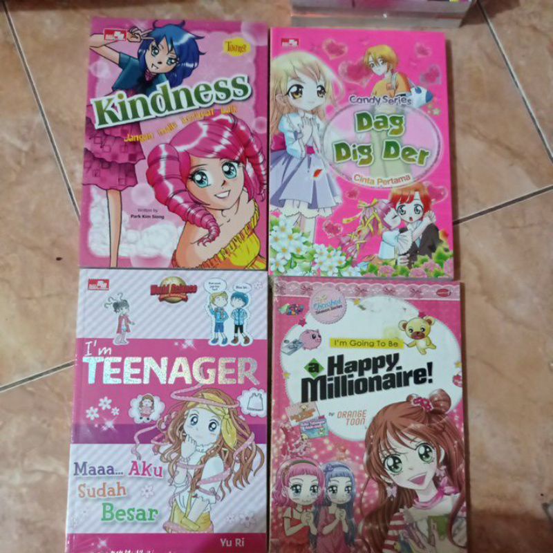 komik inspiratif anak. ten ten series, tenten series original banyak judul