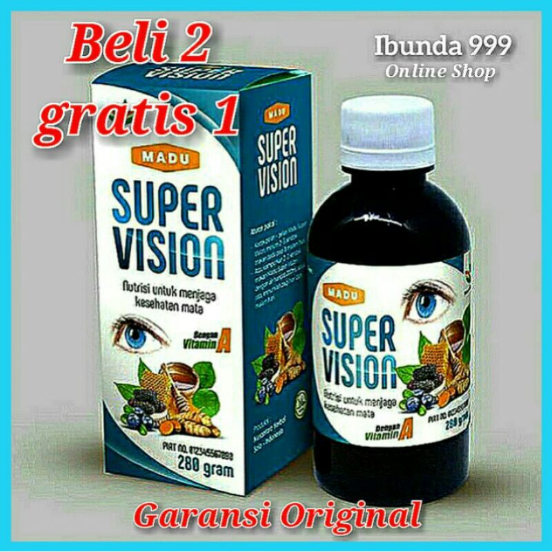 OBAT MATA RABUN / OBAT MATA PLUS MINUS / OBAT SUPLEMEN MATA KATARAK / MADU VISION BILBERRY ADAWIYAH 