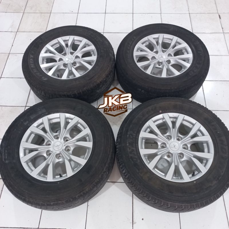 VELG MOBIL BEKAS STANDAR PAJERO EXEED R17 HOLE 6X139 + BAN 265-65 R17 2PCS