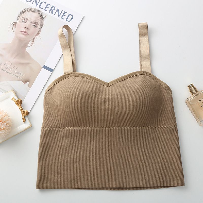 Tank Top Dengan Pads Busa Nyaman  By Voglia-7