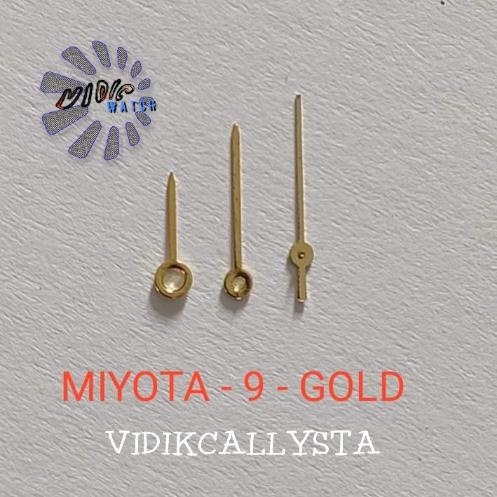 Jarum Miyota 2035 No 10 dan 9 Fullset jarum Miyota Mesin Miyota