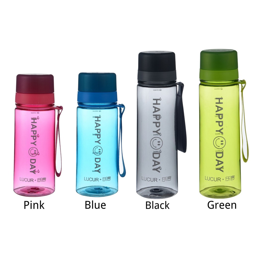 RED HOUSE BOTOL MINUM BAHAN PLASTIK  LK-2062 （430ML）