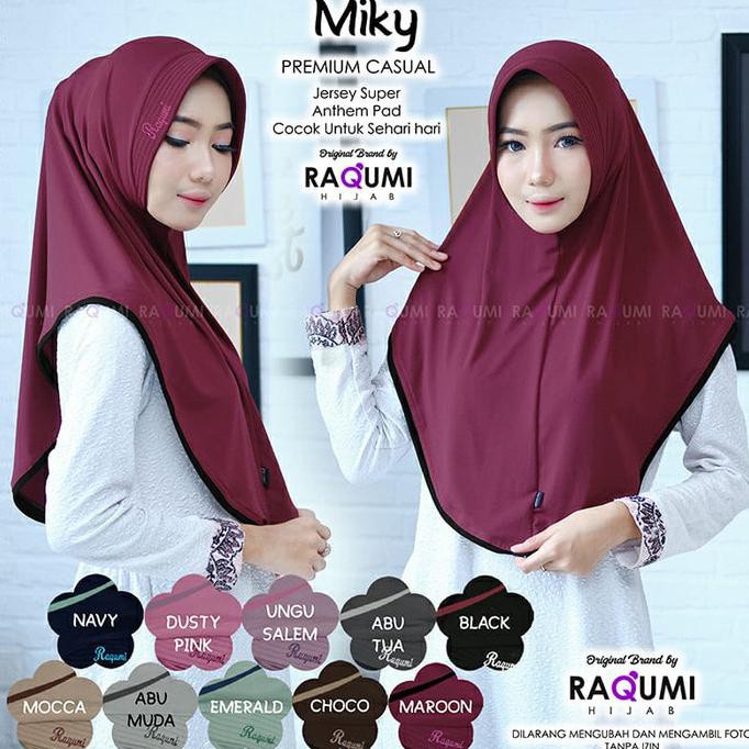 JILBAB MIKY ORI RAQUMI HIJAB TERBARU AGUSTUS