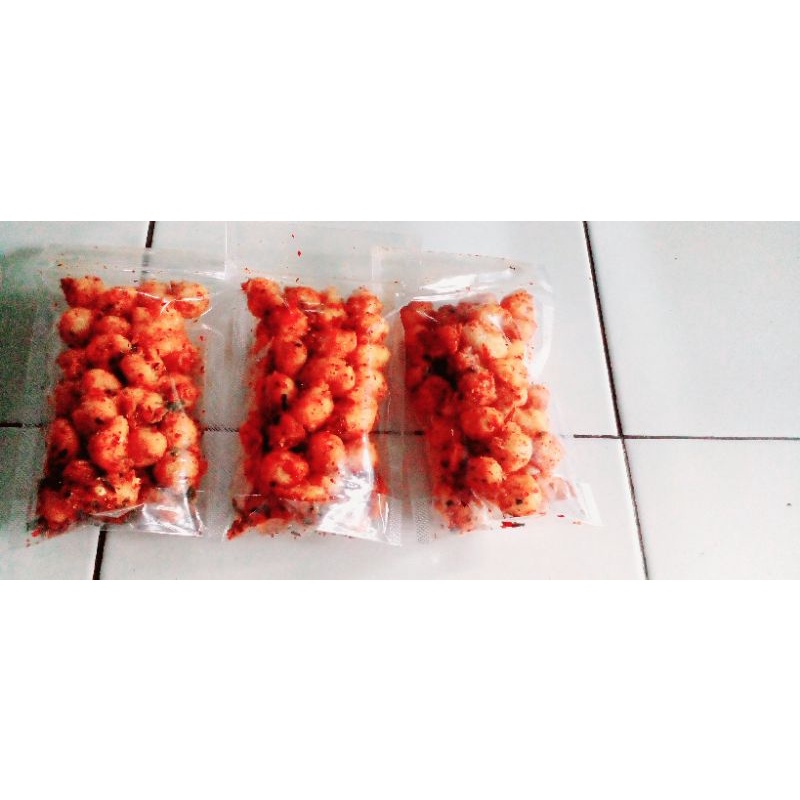 

Siomay kering pedas