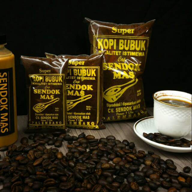 

Kopi bubuk sendok mas robusta 225 gram