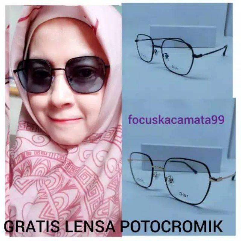 kacamata lensa photocromic antiradiasi boleh pilih lensa blueray bisa normal minus plus cilinder tergantung permintaan sampai minus 5 cyl 2 harga masih sama tulis saja pesanan kaka di catatan saat order free box lap cairan pembersih kode1318 size52-21-140