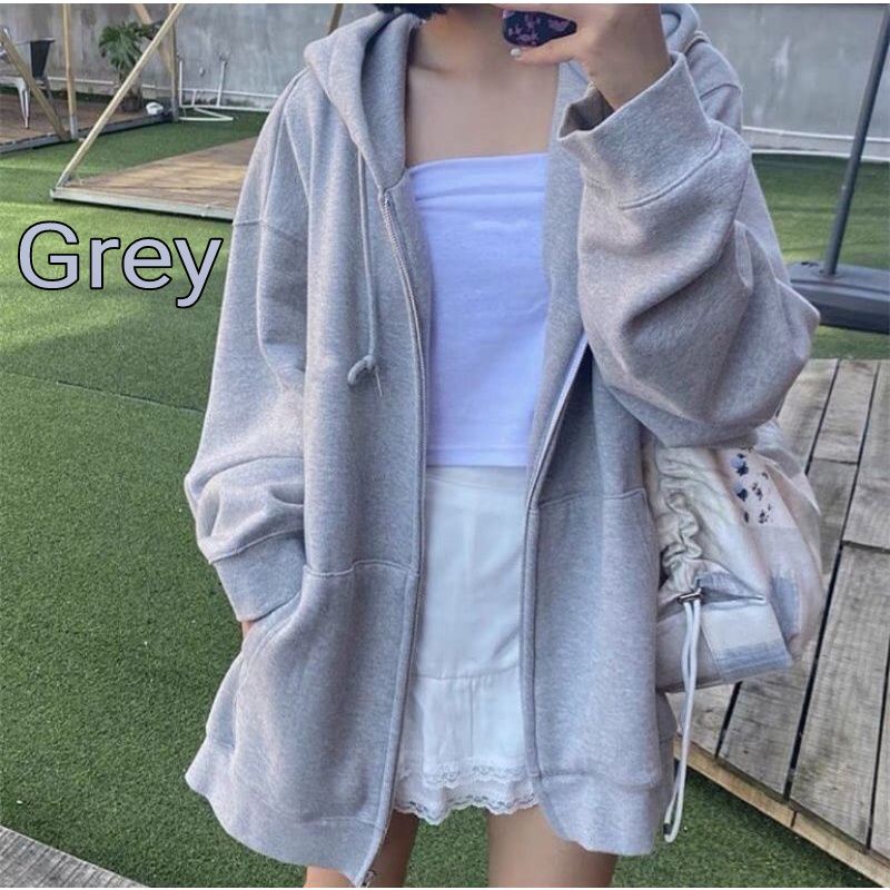 Jaket Wanita - SONYA ZIPPER XXL Sweater Wanita Jaket Hoodie Wanita Bahan Fleece Size XXL-4