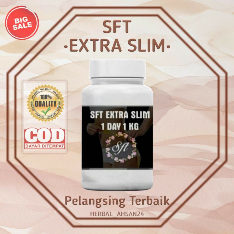 Sft Extra Slim 1 Day 1 Kg Pelangsing Badan Original Termurah Paket Ecer