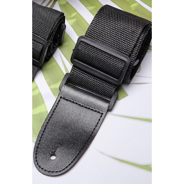 Strap Gitar Hitam Cool Guitar Jumbo Bahan Berkualitas Tali Gantungan Selempang