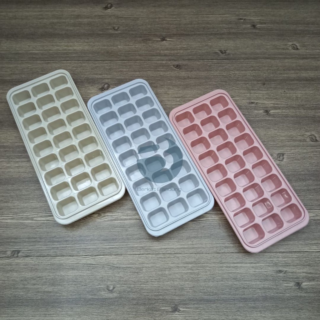 CETAKAN ES BATU SEKAT 27 / cetakan es segi / cetakan es batu plastik / ICE TRAY Asvita