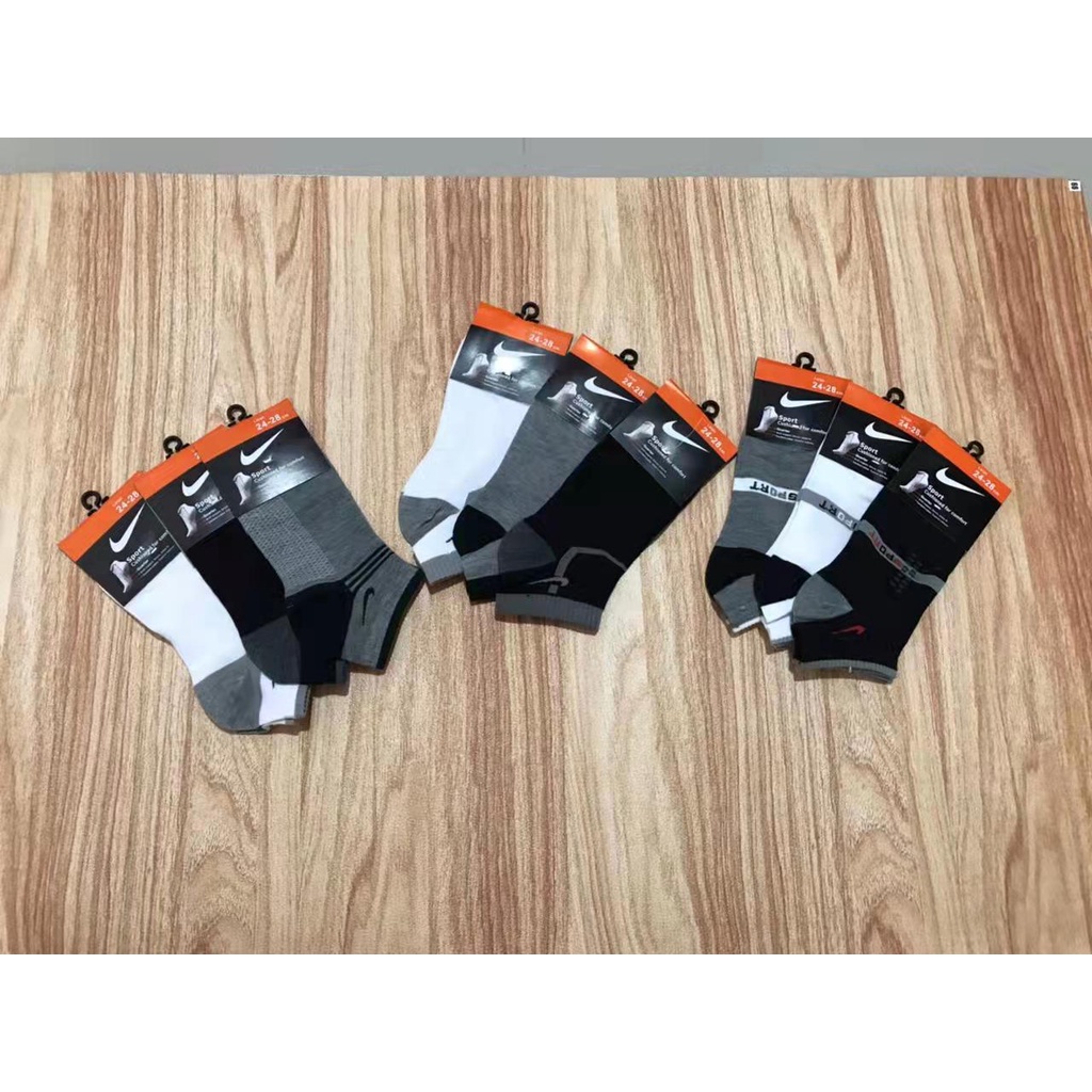 Kaos Kaki Mata Kaki Motif Nike Olahraga Sport Sock