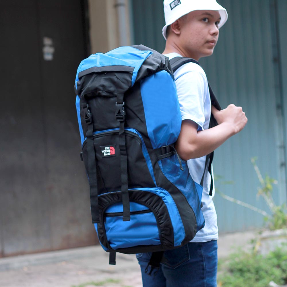 Tas Gunung 60 Liter Ransel Keril 60L Biru 117