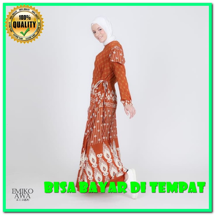 Baju Gamis Wanita Cewek Syari Remaja Sari Dewasa Baju Gamis Putih YQ222  Terbaru Buleleng - Emikoa
