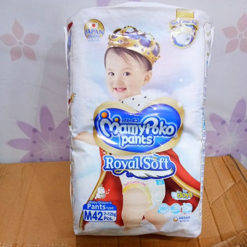 MAMY POKO PANTS ROYAL SOFT L28, M42, L34, XL30, XXL24 BOYS