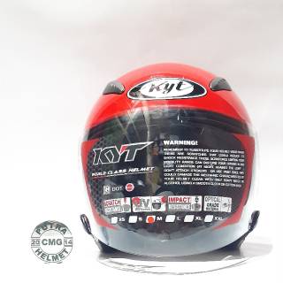 Jual HELM KYT GALAXY SOLID RED | Shopee Indonesia