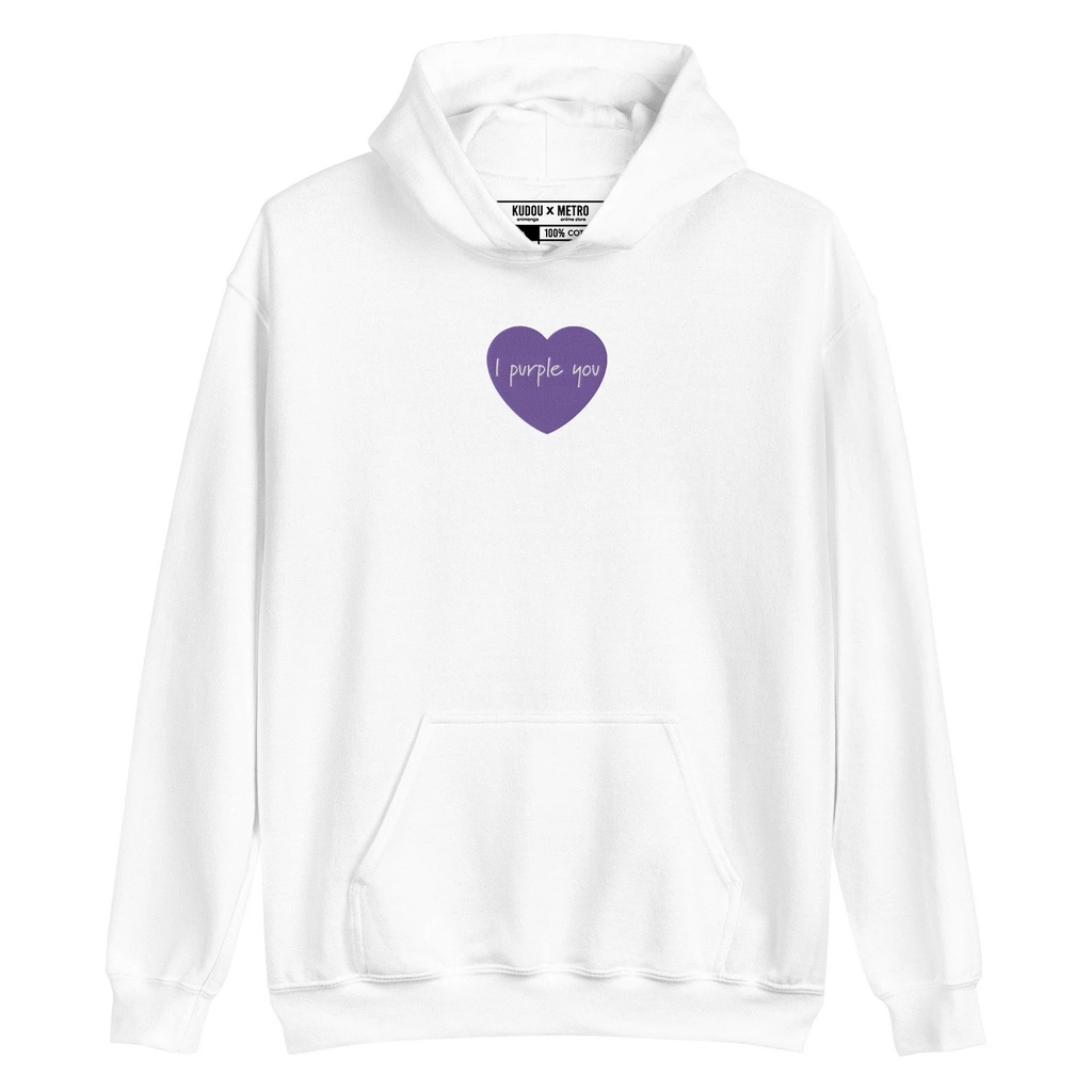 Hoodie Embroidery I Purple You BTS Idol Kpop Korean Premium Unisex