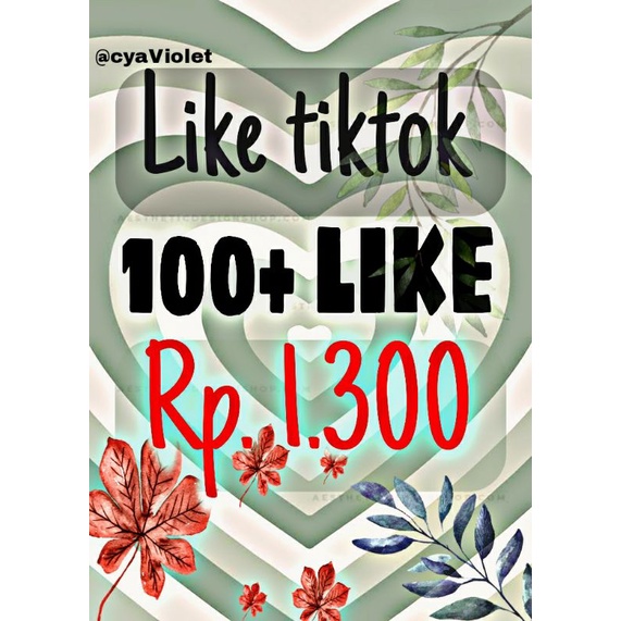 LIKE TIKTOK terrrr MURAH