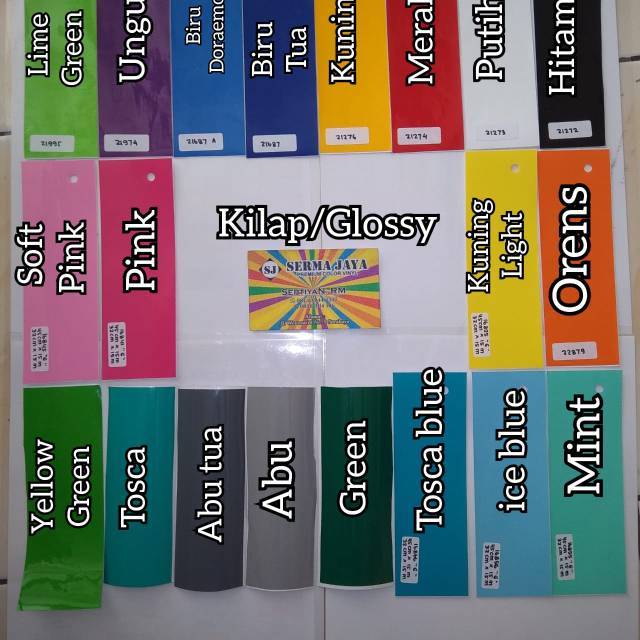 40+ Koleski Terbaik Scotlite Stiker Merk Standard Warna ...