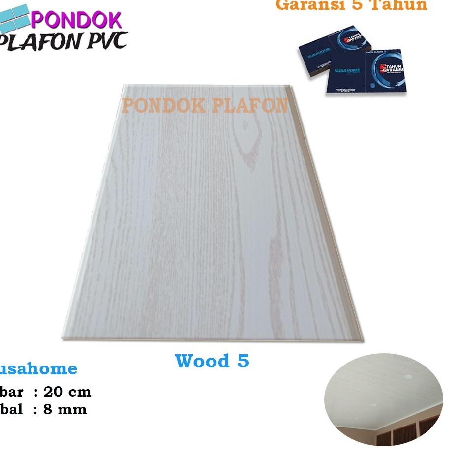 SuperSale--Jual plafon pvc nusahome wood 5