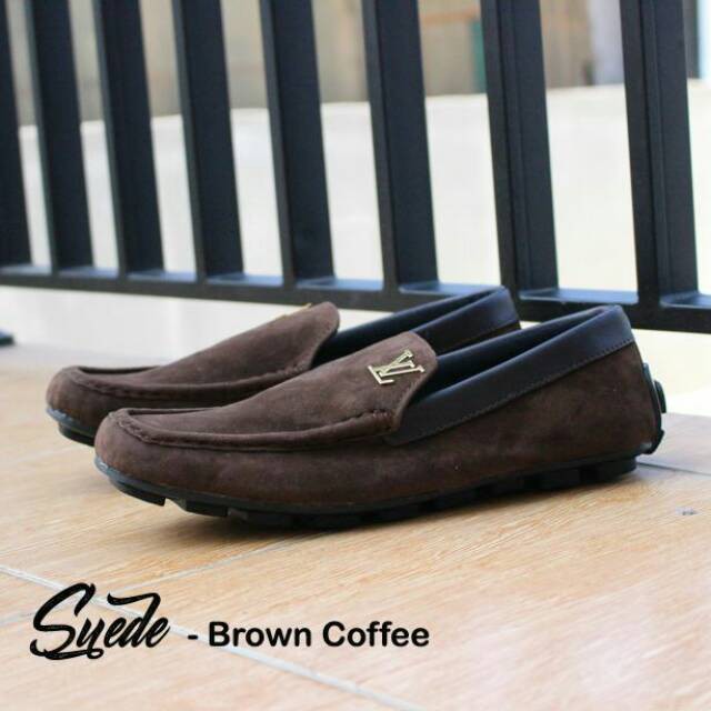 Sepatu Casual Pria , Sepatu Slop Pria , Sepatu LV Pria , Sepatu Slip On Pria