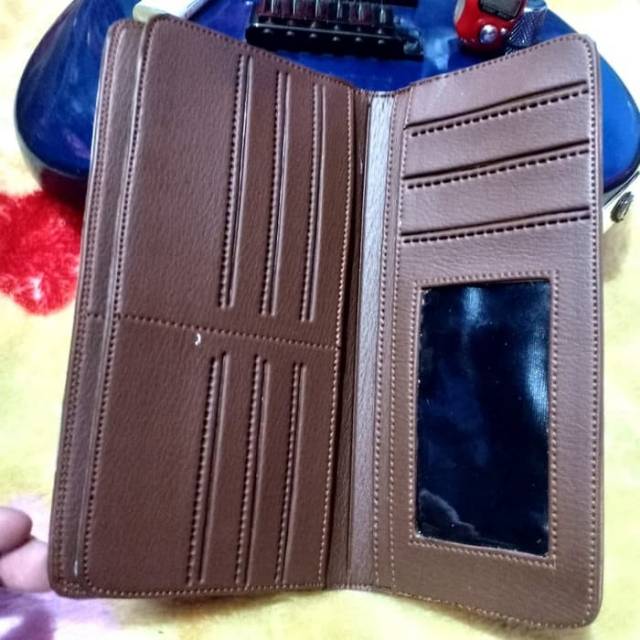 Dompet panjang kulit sintetis#dompet panjang pria#dompet murah