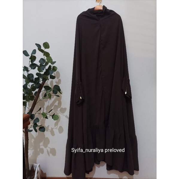 Overhead Khimar Zipper Preloved
