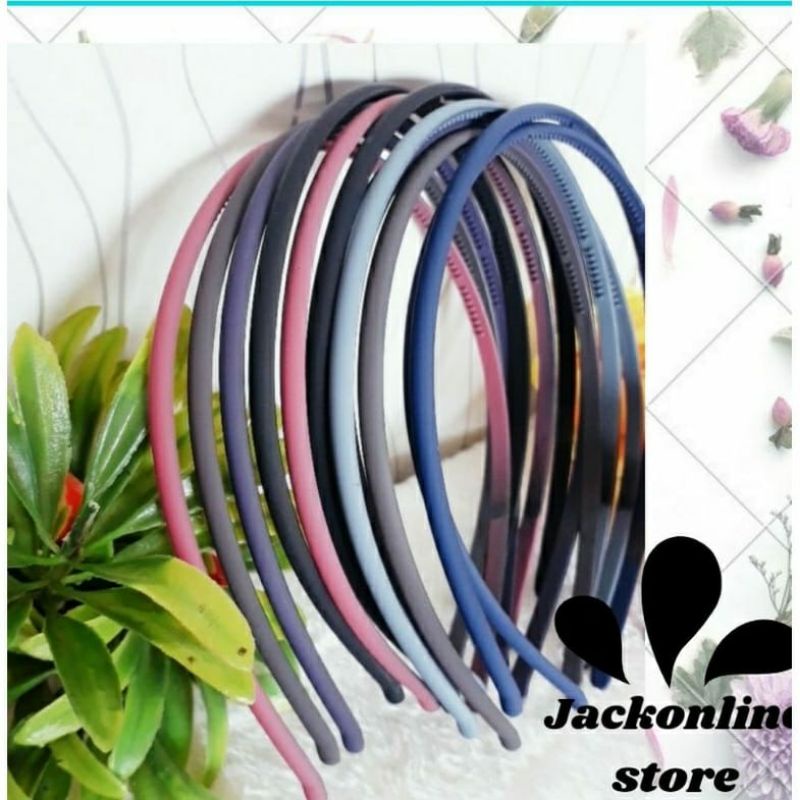 Bando Lidi Doff BANDO DOFF POLOS 0.5CM Bando Lidi Korea Bando Tipis