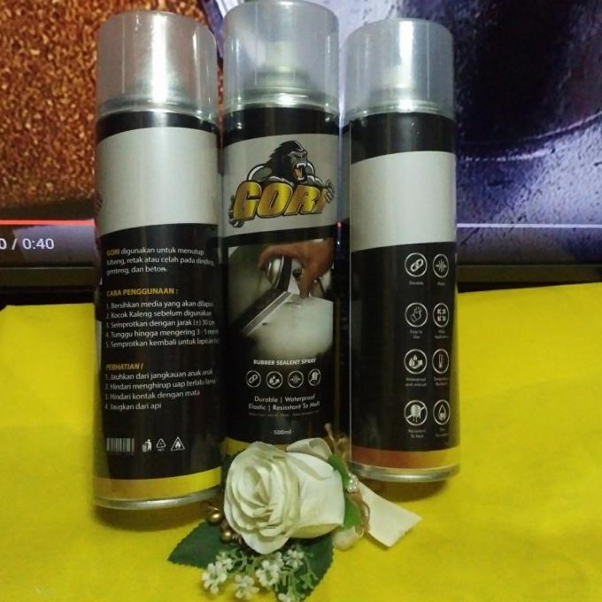 Gori Rubber Sealant Spray 500ml Warna Transparan