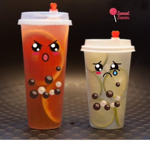 Tumbler / Reusable Cup Injection Boba- 16oz - Free Sedotan