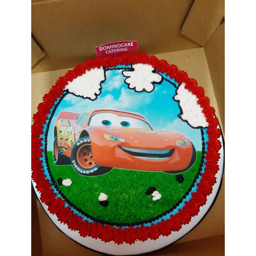 

Kue ulang tahun anak - Kue ultah CARS MC QUEEN - Kue ultah custom