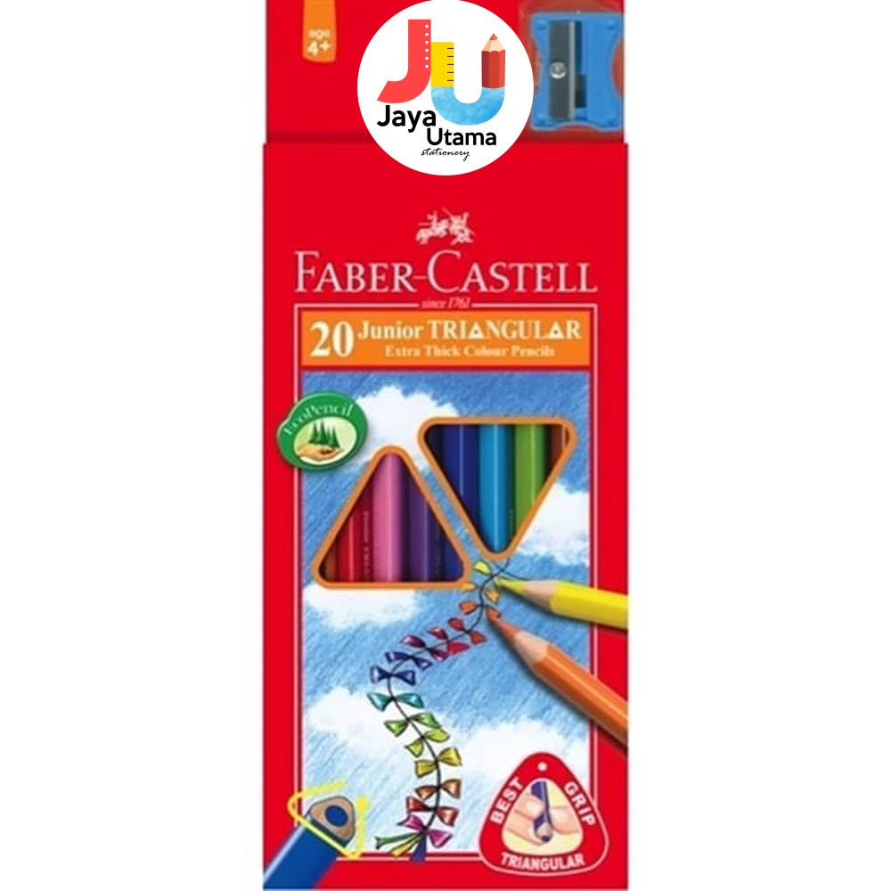 

Faber Castell Junior Triangular Colour 20 Pensil Warna Anak