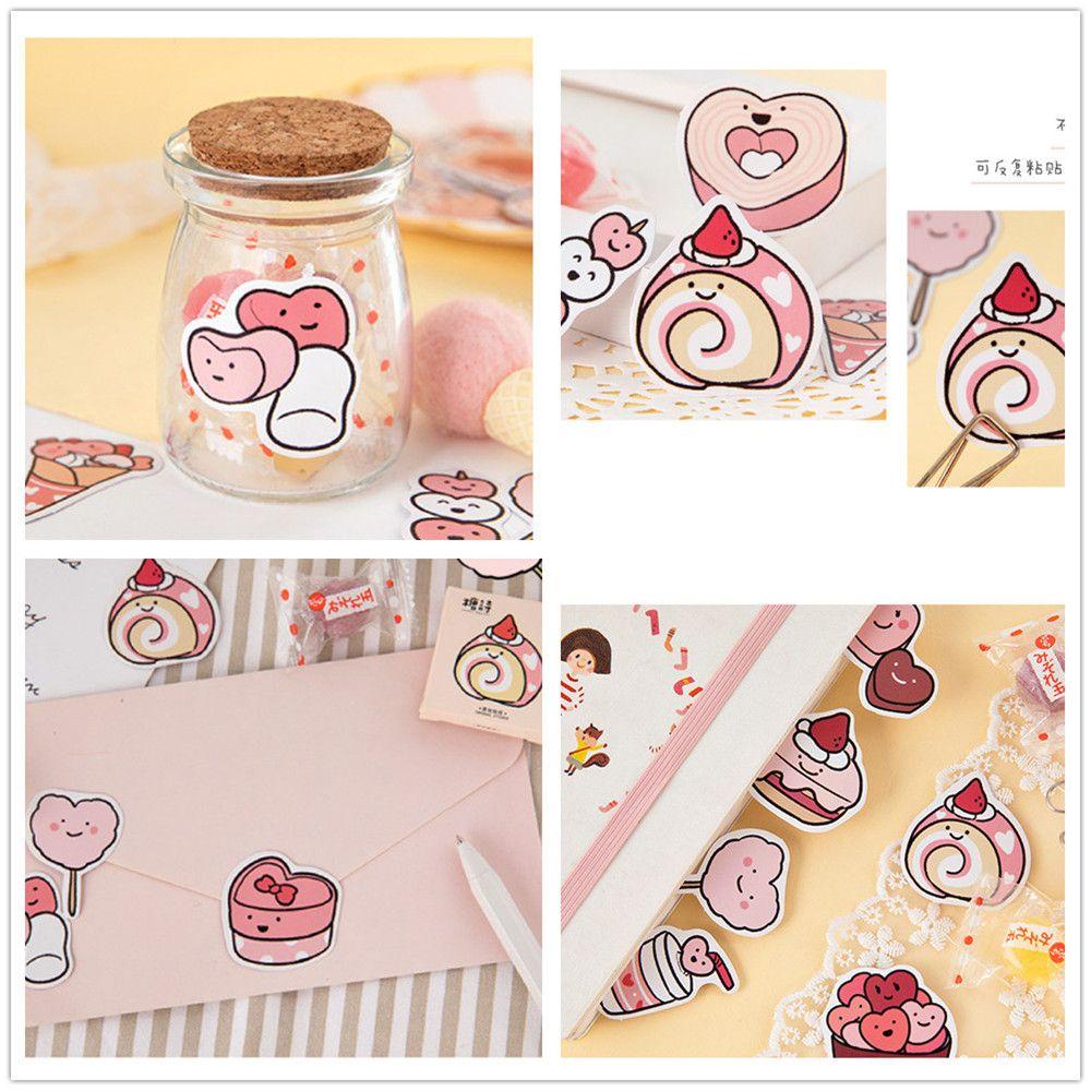 Preva Stationery Sticker Sweets Stickers Bentuk Khusus Sealing DIY Scrapbook