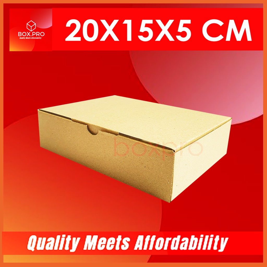 

Kardus Dus uk 20x15x5 cm (ECER) Die Cut Box Kotak Packing Aksesoris Baju Makanan Pizza Hijab Kue