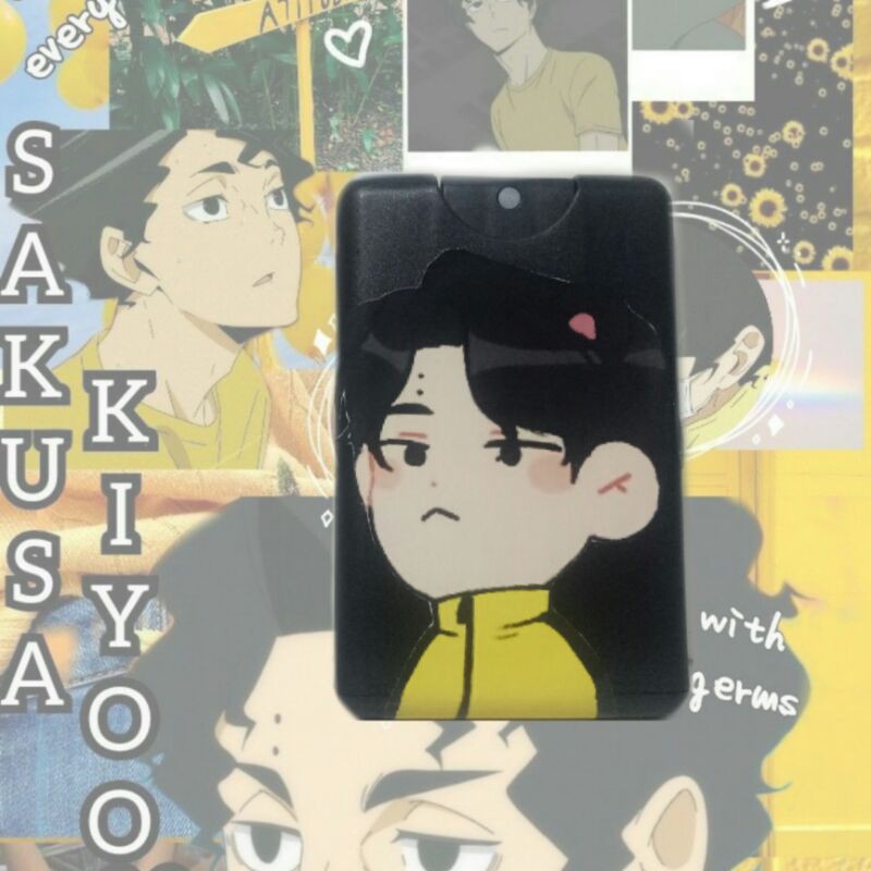 

sakusa handsanitizer haikyuu kiyoomi sticker logo anime