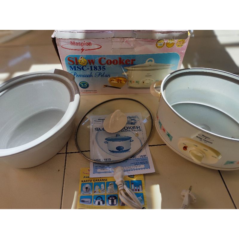 Maspion Slow Cooker 3.5 Liter MSC 1835