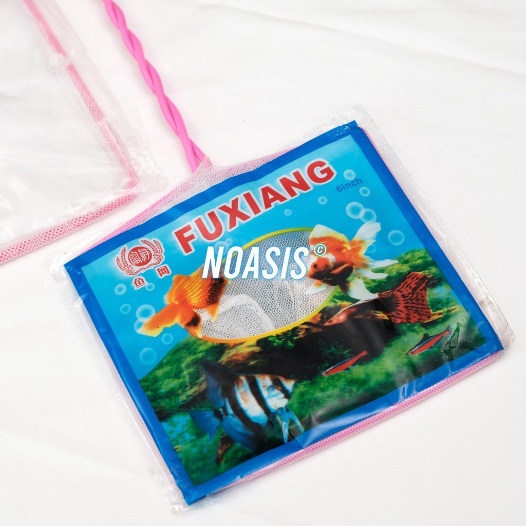 Serokan Ikan Fish Net Jaring Seser Saringan Ukuran 4 6 8 10 12 inch Noasis