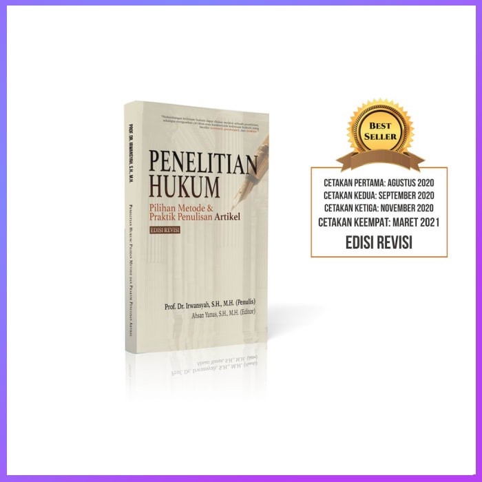 

FLASH SALE!!! BUKU PENELITIAN HUKUM: PILIHAN METODE DAN PRAKTIK PENULISAN ARTIKEL TERBARU