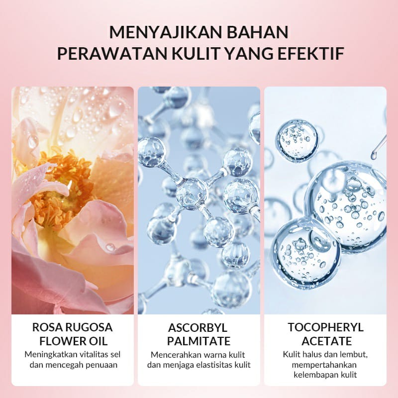 BPOM BIOAQUA Nenhong Cream 30g Warm Gentle Pink Nenhong Lip Serum / Pemerah Bibir Serum Bibir / BS