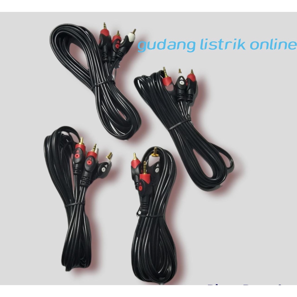 Kabel RCA 2 to 1 RCA 1.5 Meter GAXINDO Murah