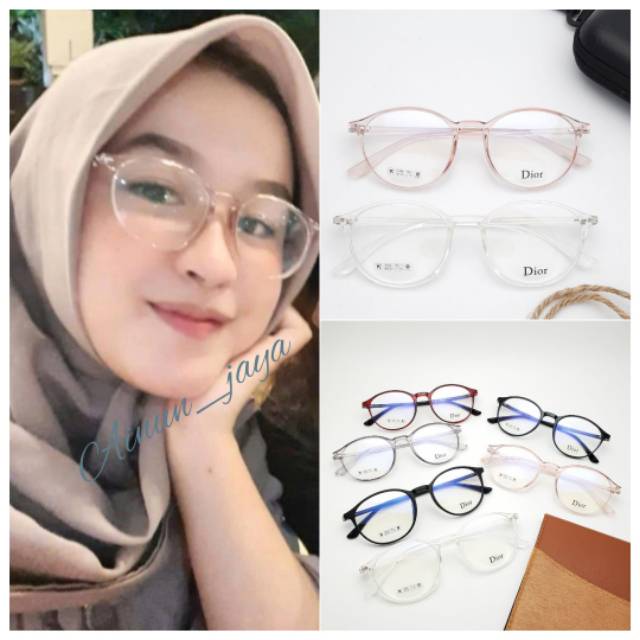 FRAME KACAMATA OVAL TRENDY | KACAMATA MINUS | KACAMATA ANTI RADIASI
